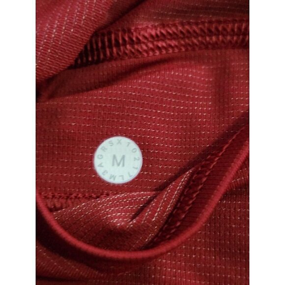 Lululemon Mens Pack 'N Dash Short Sleeve Game Day Red Size Medium - Picture 3 of 5
